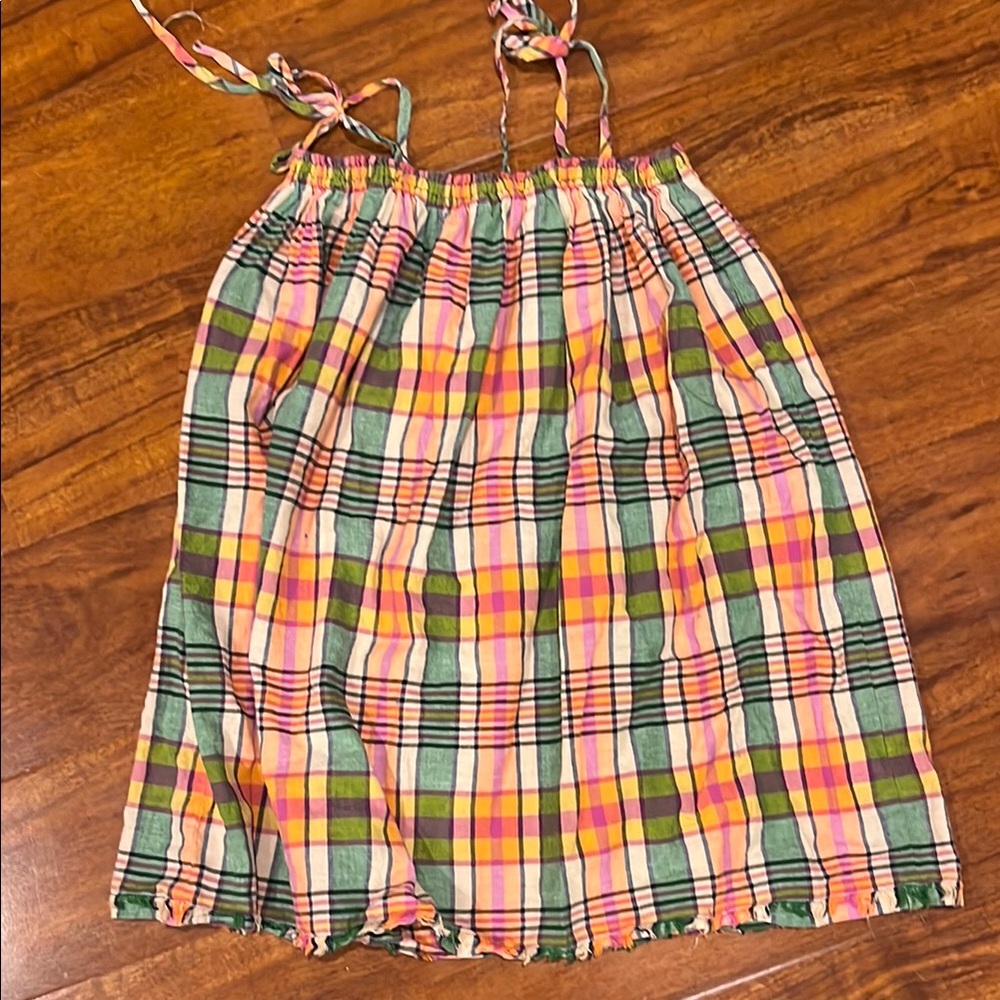 Peek Plaid Dress